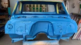 1968 C10 Restoration - Part 10 - Paint is halfway there...